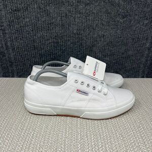 NEW Superga 2750 Cortu Classic White Sneakers Shoes Mens Size 10 US